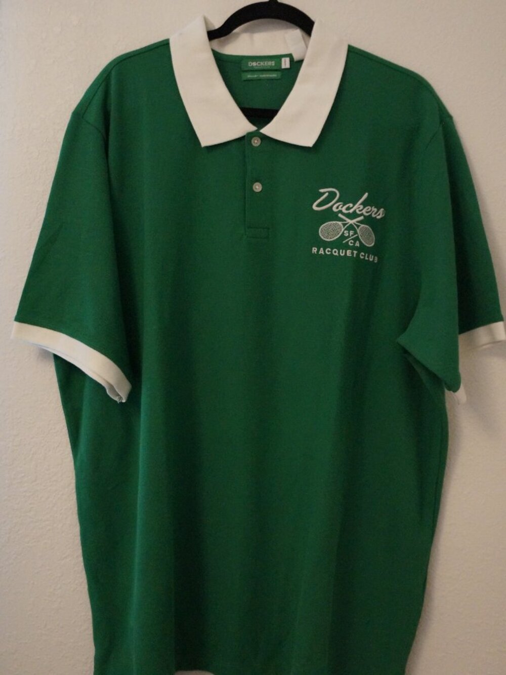Dockers 'Raquet Club' Green Polo Shirt #041